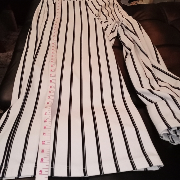 Wide Leg Dress Pants Palazzos with Stretch Waistband Sz. 3X - Picture 4 of 10